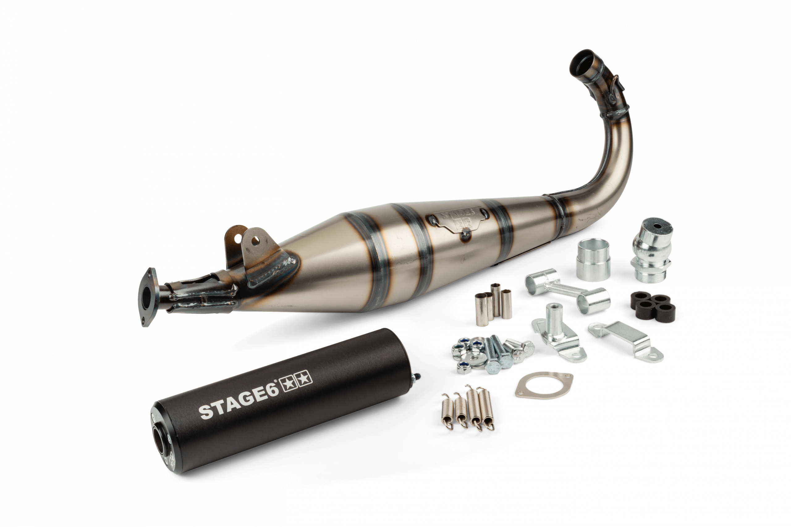 Auspuff Stage6 StreetRace MBK 51 Schwarz
