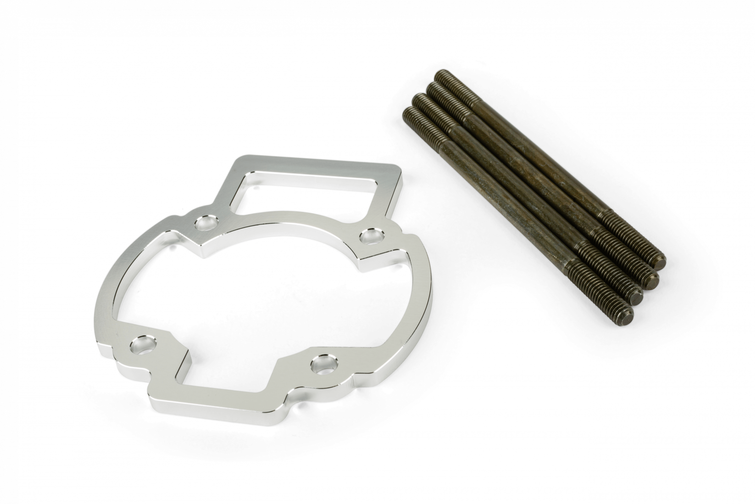 Zylinderfußspacer 5mm Stage6 R/T + Stehbolzen 85mm Pleuel Piaggio