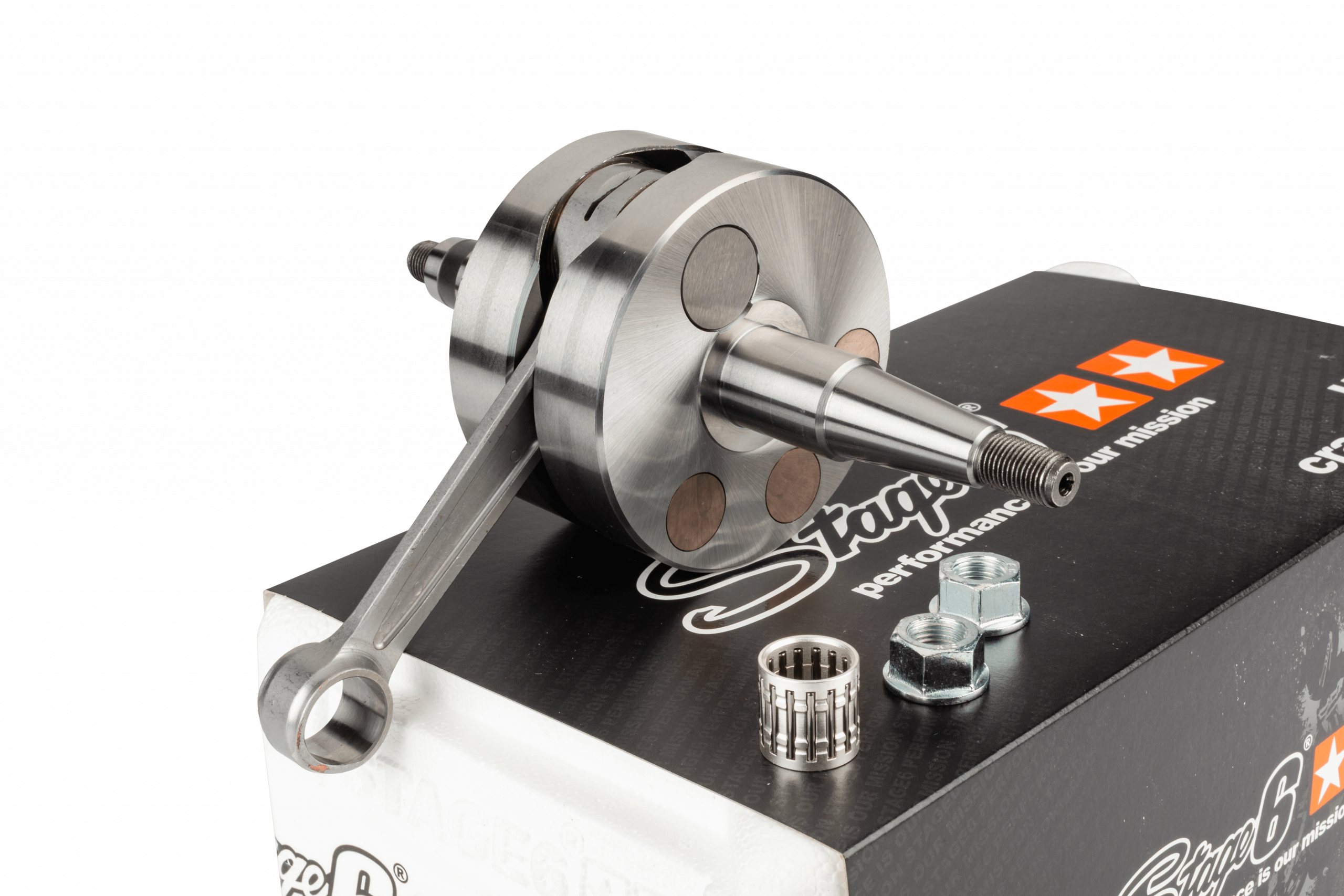 Kurbelwelle Stage6 R/T 47mm Hub / 105mm Pleuel Derbi