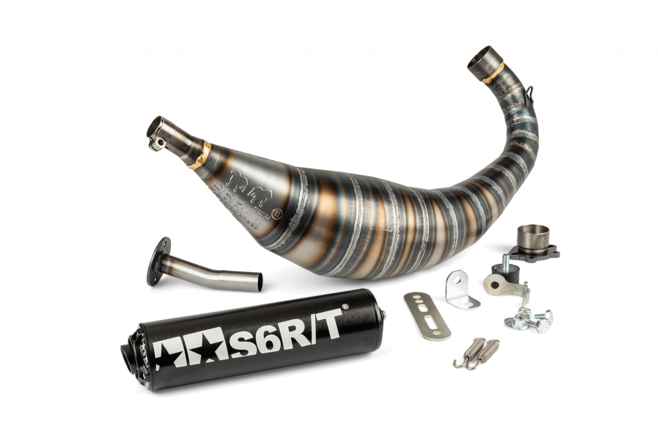 Auspuff Stage6 R/T 90 - 100 Derbi Schwarz